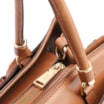 Bolsa Tote Laser Cut Couro Marrom - imagem 5