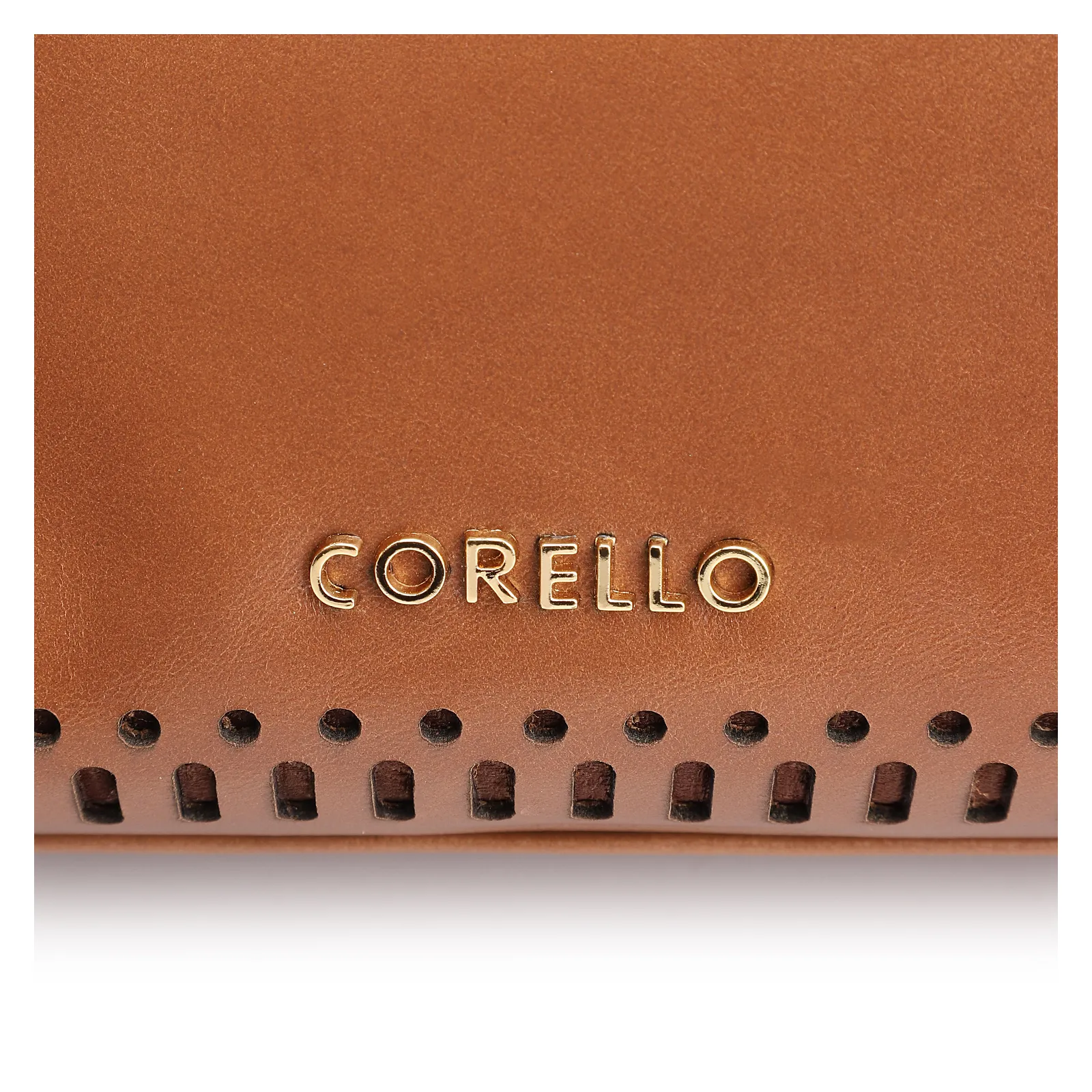 Bolsa Tote Laser Cut Couro Marrom