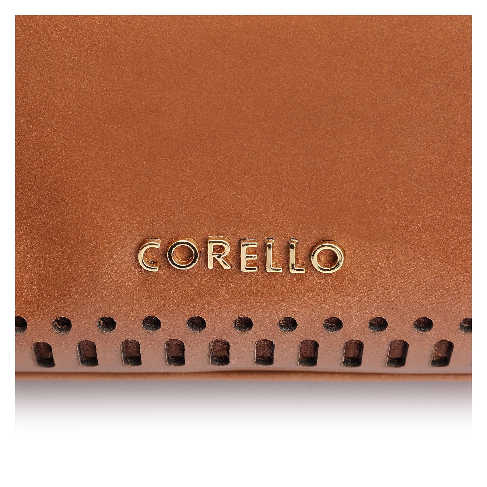 Bolsa Tote Laser Cut Couro Marrom