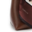 Bolsa Tote Lenço Couro Marrom - imagem 6
