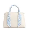 Bolsa Tote Lenço Couro Off White - imagem 1