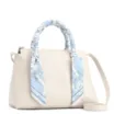 Bolsa Tote Lenço Couro Off White - imagem 2