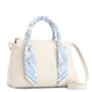 Bolsa Tote Lenço Couro Off White - imagem 2