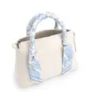 Bolsa Tote Lenço Couro Off White - imagem 4