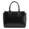 Bolsa Tote Lenço Couro Preto - imagem 4