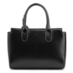 Bolsa Tote Lenço Couro Preto - imagem 4