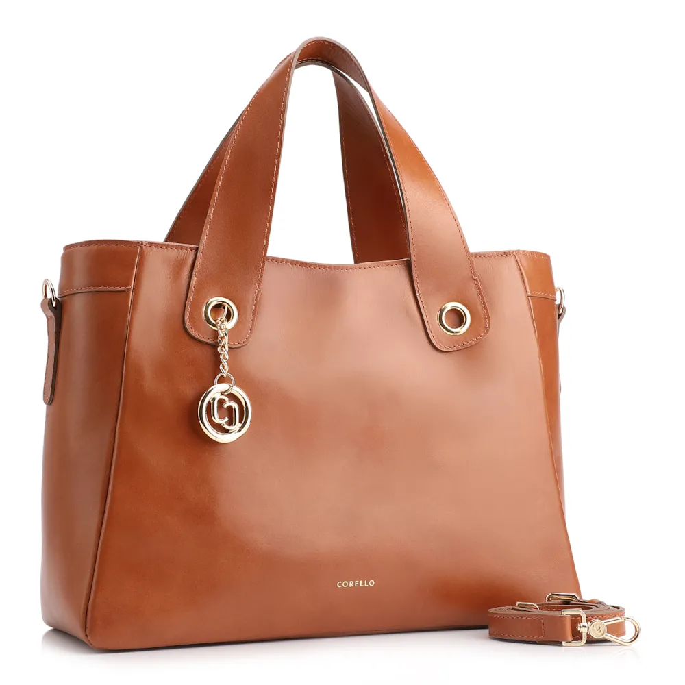 Bolsa Tote Marrom Claro - imagem 3