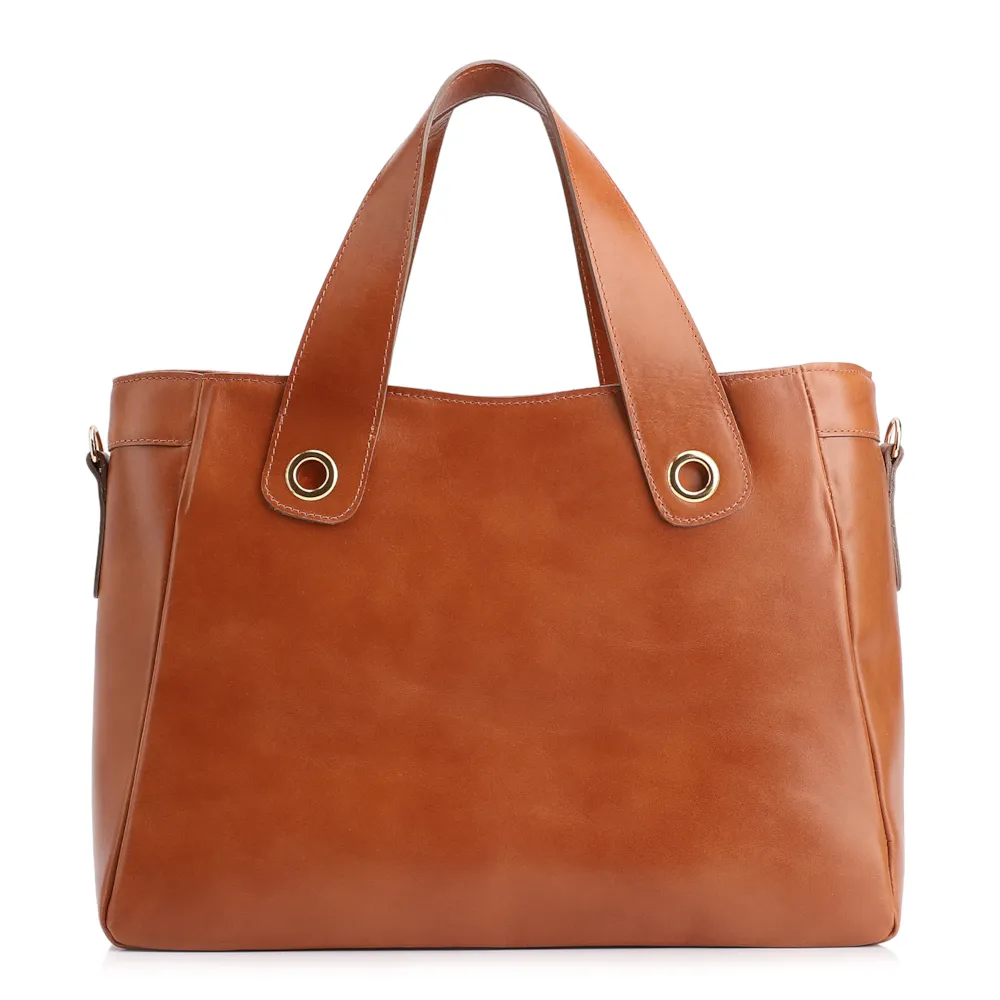 Bolsa Tote Marrom Claro - imagem 4