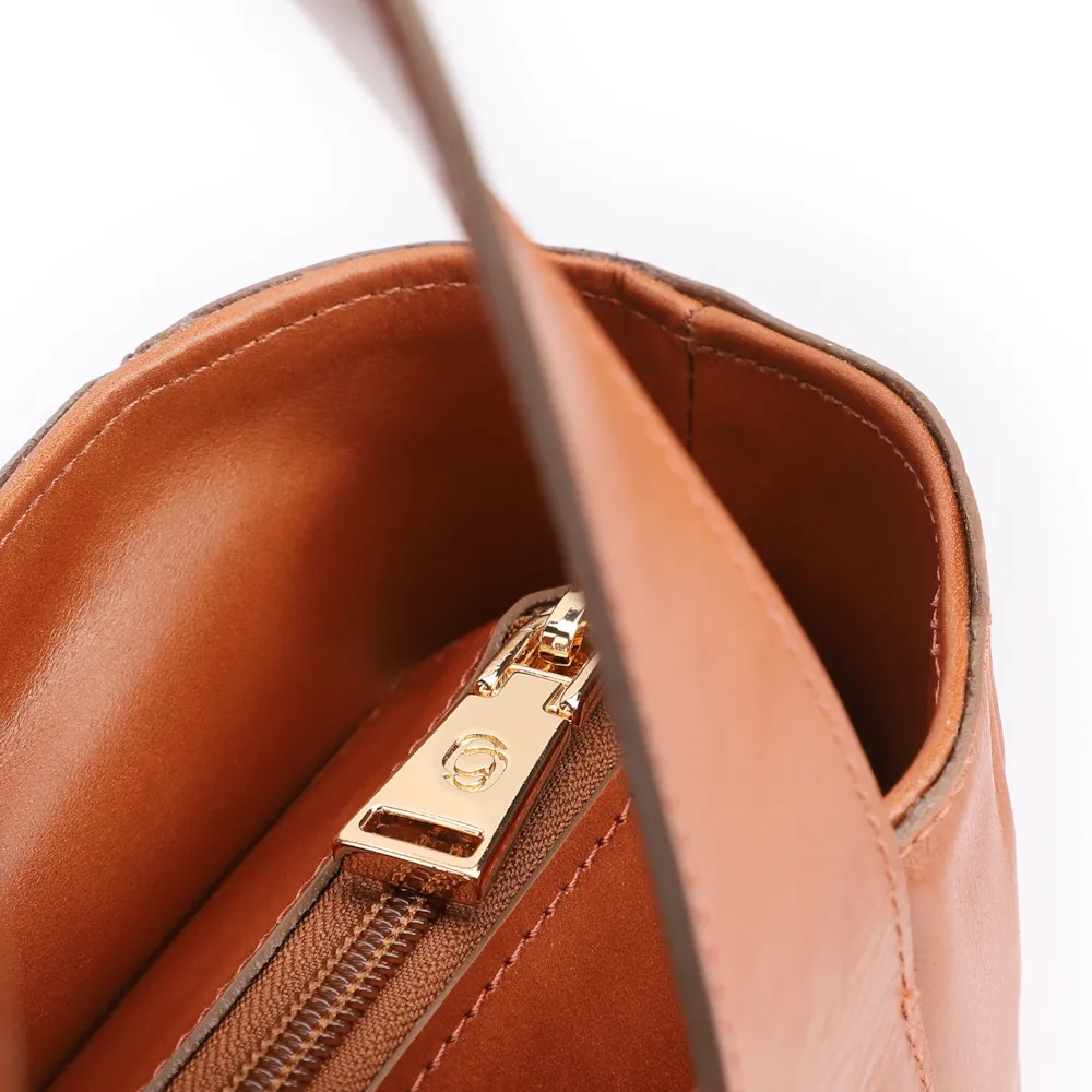 Bolsa Tote Marrom Claro - imagem 6