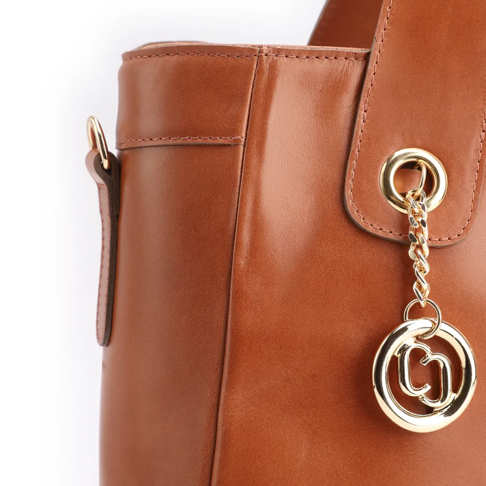 Bolsa Tote Marrom Claro - imagem 8