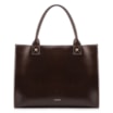 Bolsa Tote Marrom Grande Couro Cadeado - imagem 3