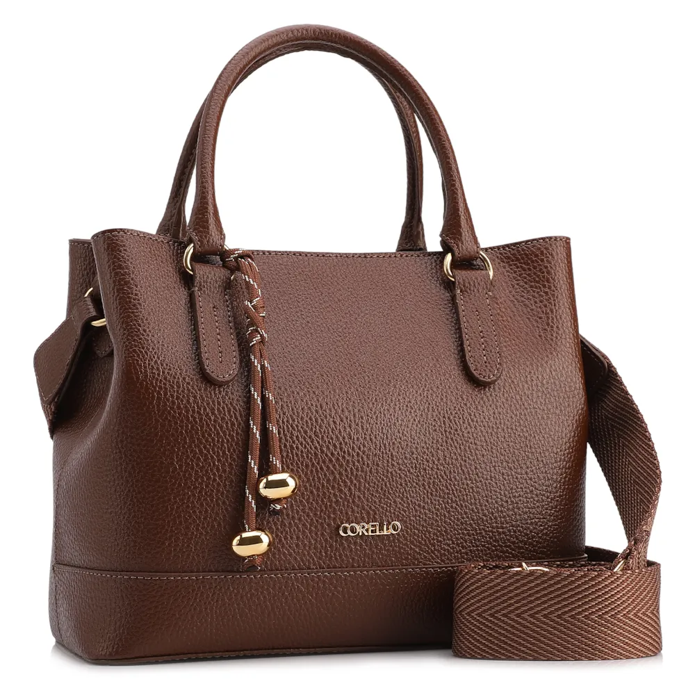 Bolsa Tote Média Alt Marrom Divisória Interna - imagem 3