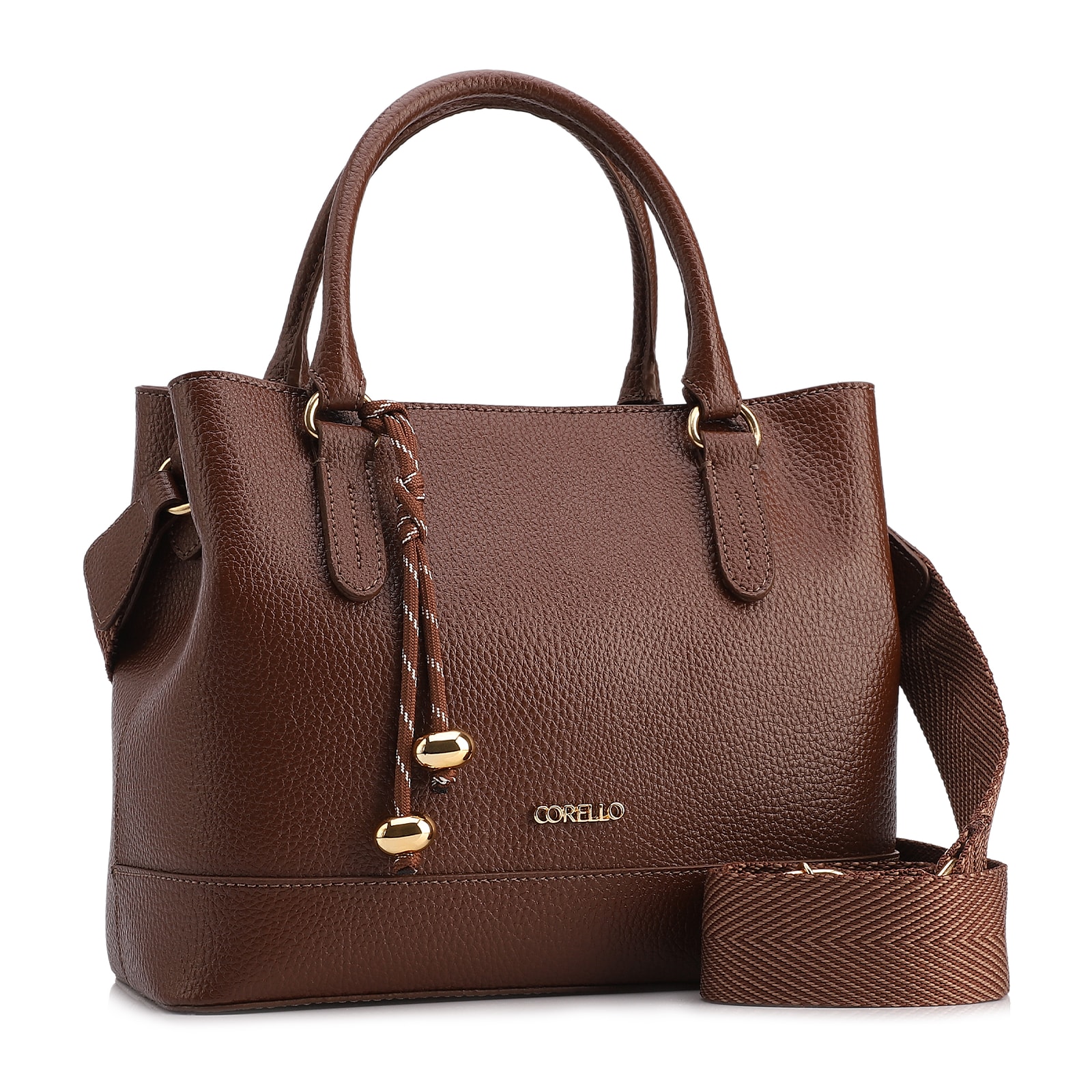 Bolsa Tote Média Alt Marrom Divisória Interna