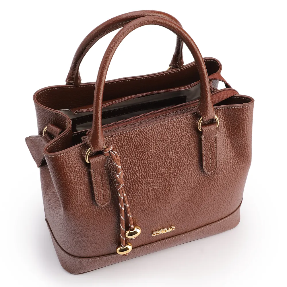 Bolsa Tote Média Alt Marrom Divisória Interna - imagem 5