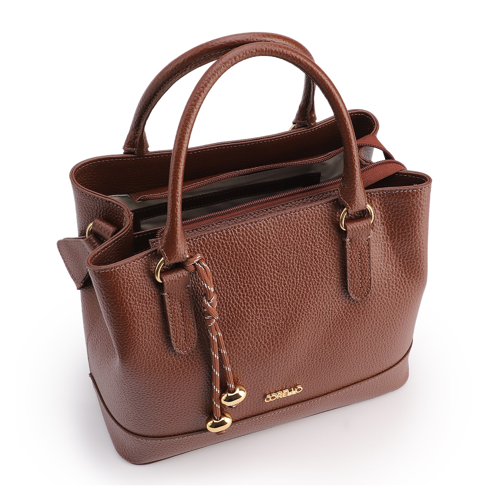 Bolsa Tote Média Alt Marrom Divisória Interna