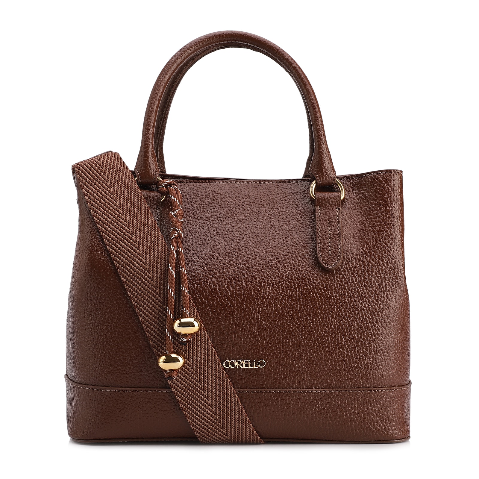 Bolsa Tote Média Alt Marrom Divisória Interna