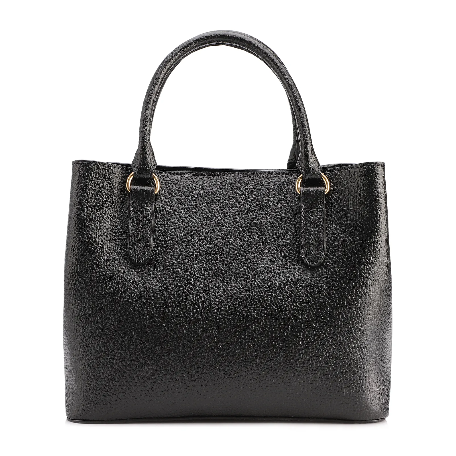 Bolsa Tote Média Alt Preta Divisória Interna