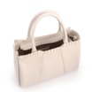 Bolsa Tote Média Couro Antique Off White Contorno Tresse - imagem 4