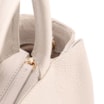 Bolsa Tote Média Couro Antique Off White Contorno Tresse - imagem 5