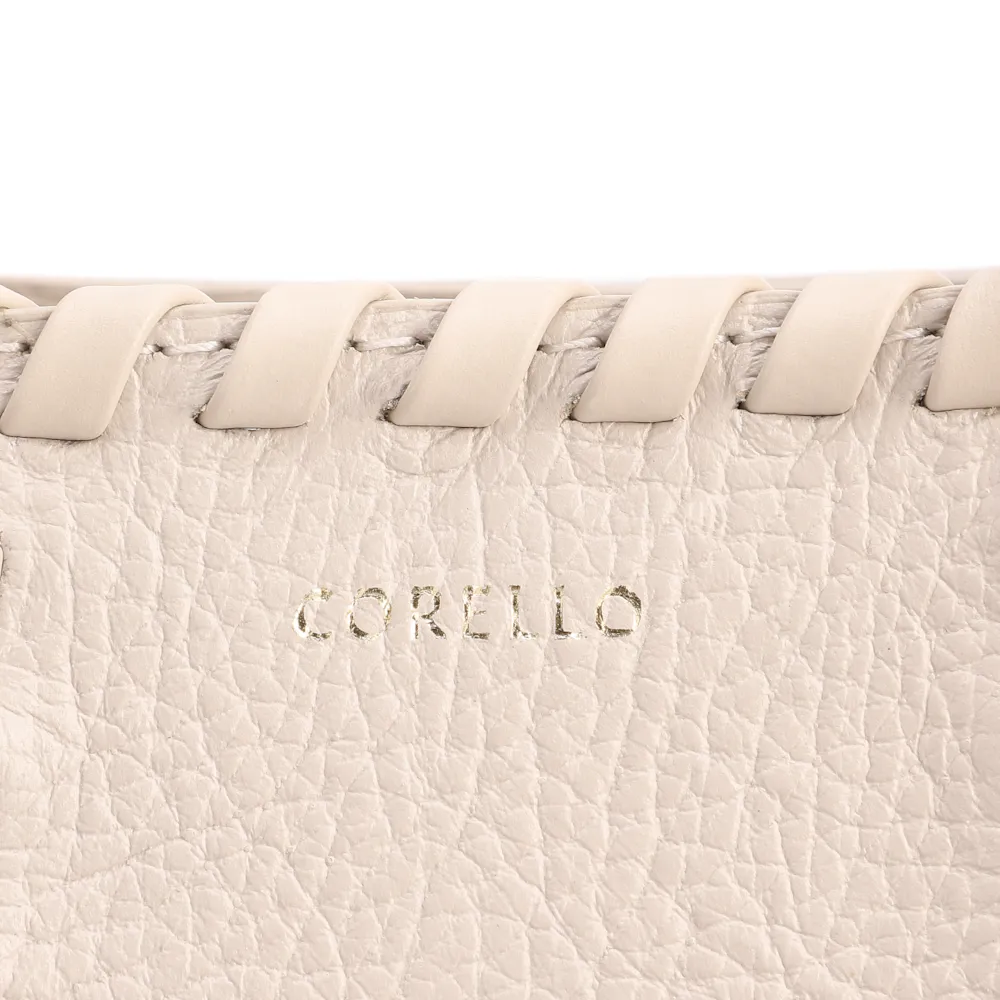 Bolsa Tote Média Couro Antique Off White Contorno Tresse - imagem 6