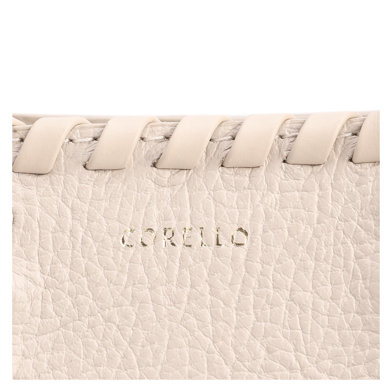 Bolsa Tote Média Couro Antique Off White Contorno Tresse