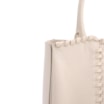 Bolsa Tote Média Couro Antique Off White Contorno Tresse - imagem 7