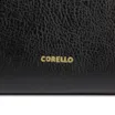 Bolsa Tote Média Couro Antique Preta Pingente Cadeado - imagem 6