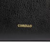 Bolsa Tote Média Couro Antique Preta Pingente Cadeado - imagem 6