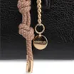 Bolsa Tote Média Couro Antique Preta Pingente Cadeado - imagem 7