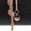 Bolsa Tote Média Couro Antique Preta Pingente Cadeado - imagem 7