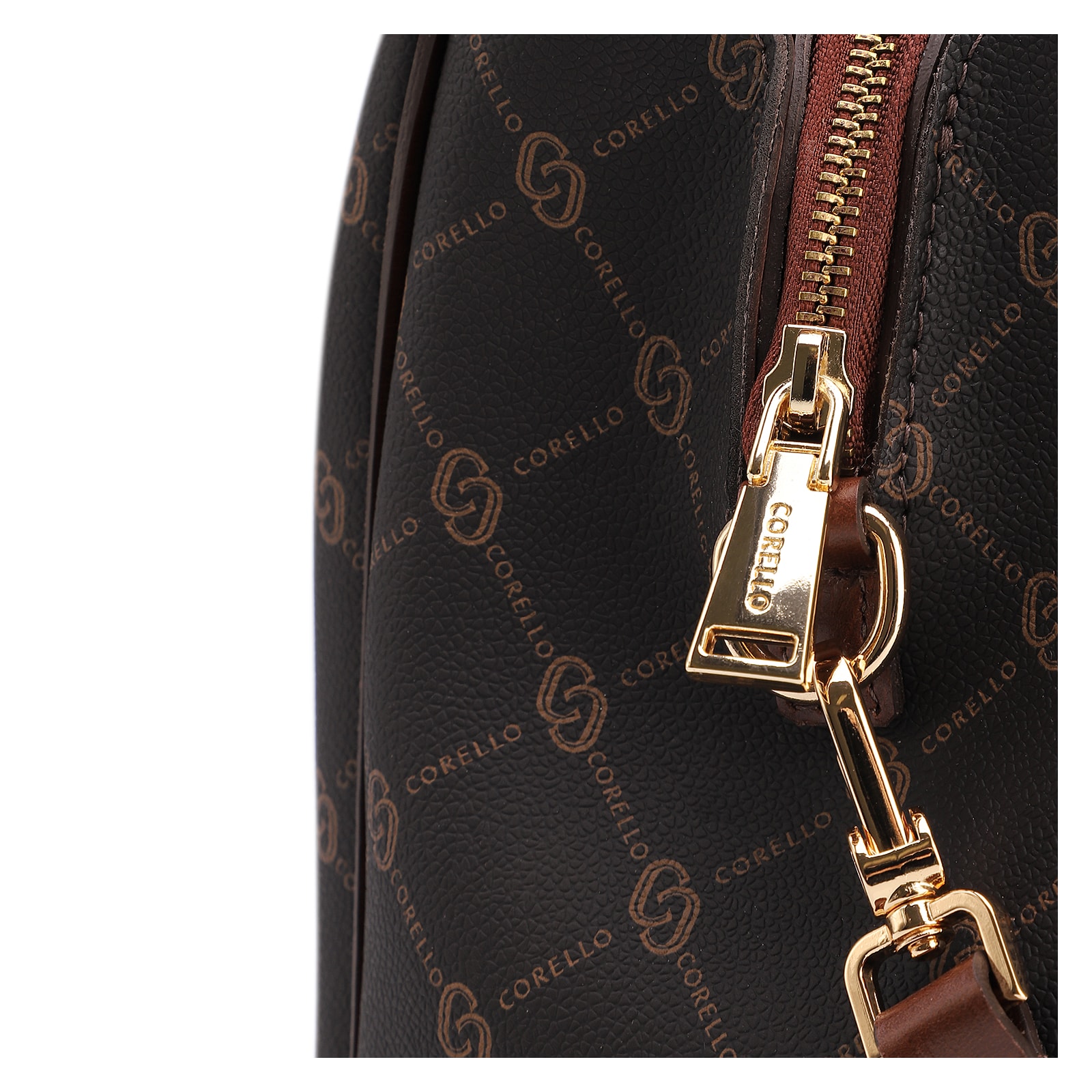 Bolsa Tote Monograma Alt/ Alça Couro Marrom