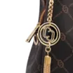 Bolsa Tote Monograma Alt/ Alça Couro Marrom - imagem 6