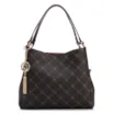 Bolsa Tote Monograma Alt/ Alça Couro Marrom - imagem 1