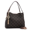 Bolsa Tote Monograma Alt/ Alça Couro Marrom - imagem 2