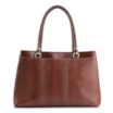 Bolsa Tote Ondas Couro Marrom - imagem 3