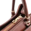 Bolsa Tote Ondas Couro Marrom - imagem 5