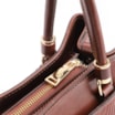 Bolsa Tote Ondas Couro Marrom - imagem 5