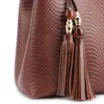 Bolsa Tote Ondas Couro Marrom - imagem 8