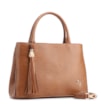 Bolsa Tote Ondas Couro Marrom Claro - imagem 2