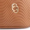 Bolsa Tote Ondas Couro Marrom Claro - imagem 6