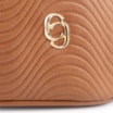Bolsa Tote Ondas Couro Marrom Claro - imagem 6