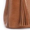 Bolsa Tote Ondas Couro Marrom Claro - imagem 8