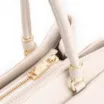 Bolsa Tote Ondas Couro Off White - imagem 5