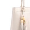 Bolsa Tote Ondas Couro Off White - imagem 7