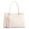 Bolsa Tote Ondas Couro Off White - imagem 1