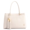 Bolsa Tote Ondas Couro Off White - imagem 1