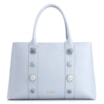 Bolsa Tote Pedras Couro Azul - imagem 1