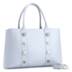 Bolsa Tote Pedras Couro Azul - imagem 2