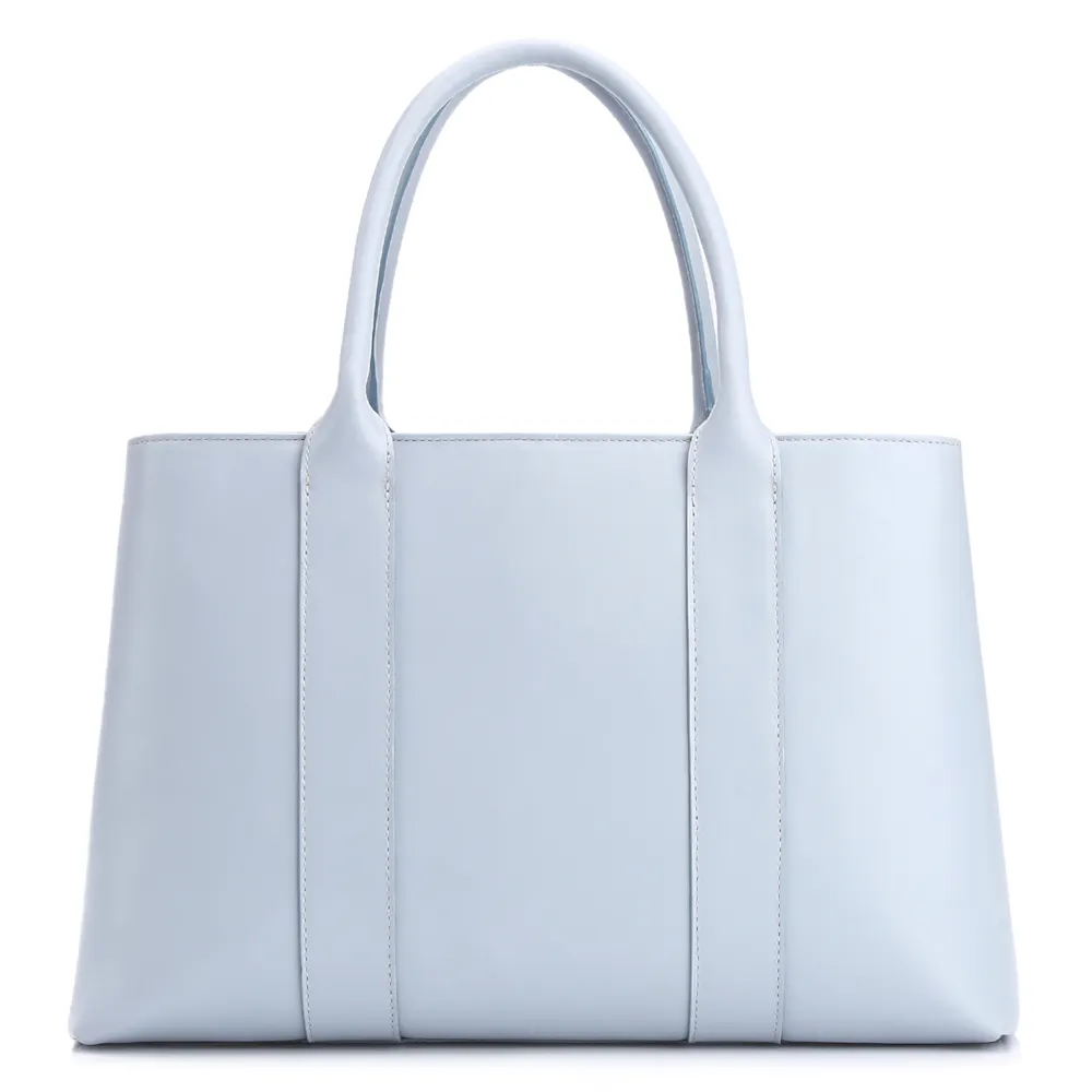 Bolsa Tote Pedras Couro Azul - imagem 3