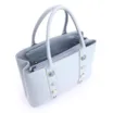 Bolsa Tote Pedras Couro Azul - imagem 4